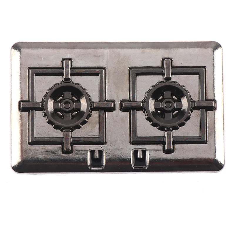 1 Set 1:12 Dollhouse Miniature Gas Stove Metal Model Toy Doll House Decor Kids Gift