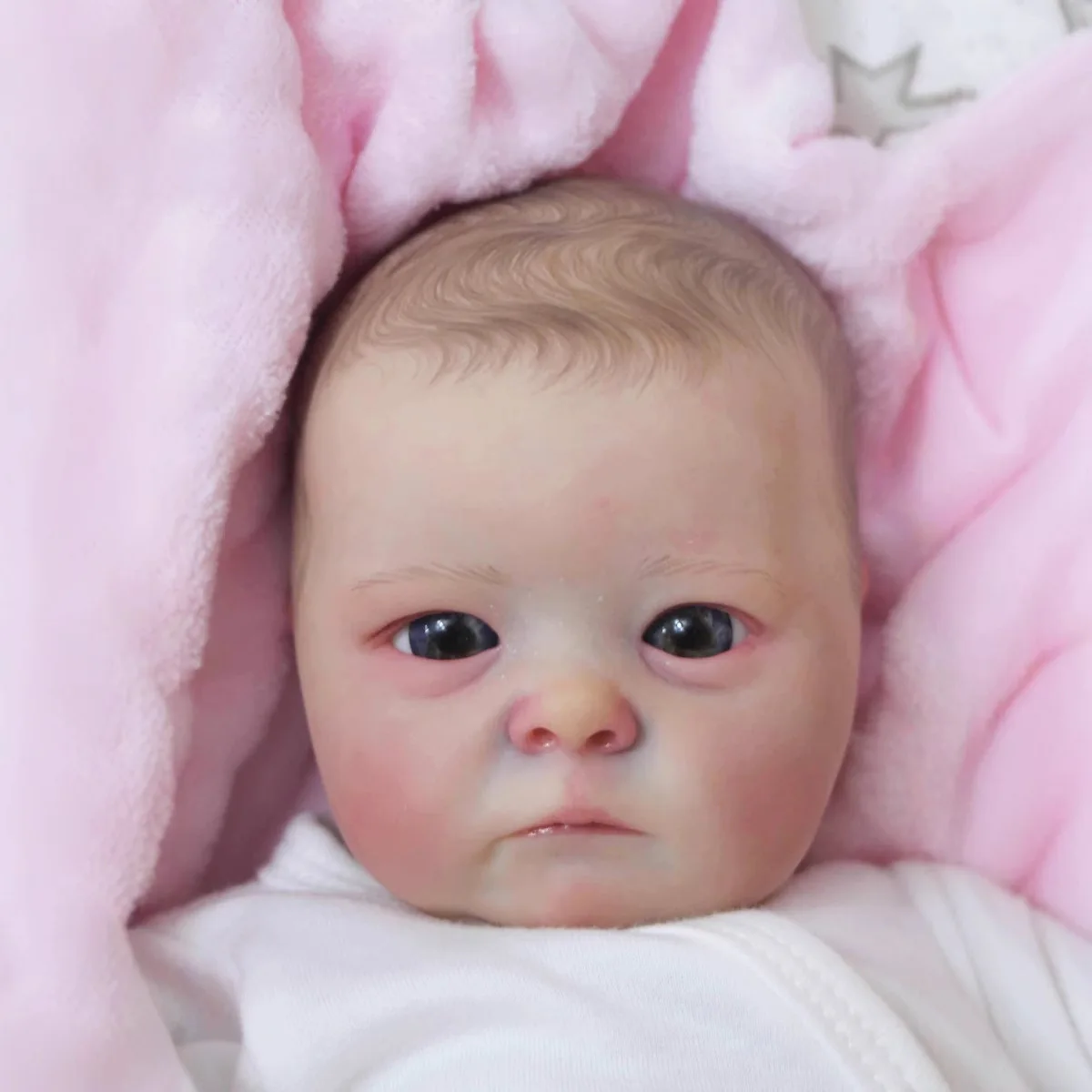 Tink 40cm Handmade Silicone Reborn Baby Girl Realistic Painted Hair Doll Educational Purposes Kid Toy Birthday Christmas Gift
