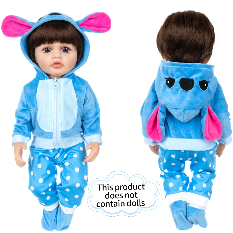 2025 New Lovely Jumpsuits For 20-22 Inch Baby Reborn Doll 50-55cm Doll Clothes And Accessories
