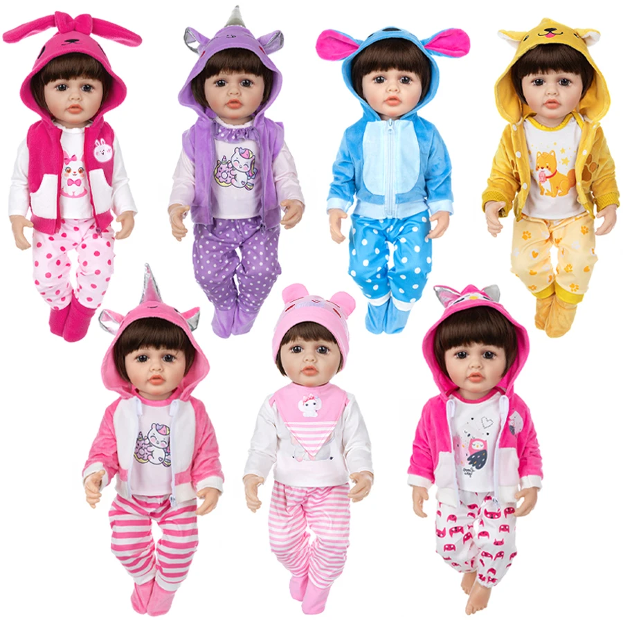2025 New Lovely Jumpsuits For 20-22 Inch Baby Reborn Doll 50-55cm Doll Clothes And Accessories