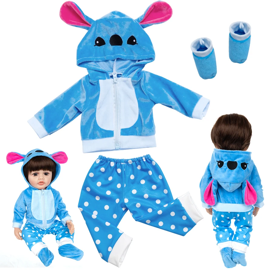 2025 New Lovely Jumpsuits For 20-22 Inch Baby Reborn Doll 50-55cm Doll Clothes And Accessories