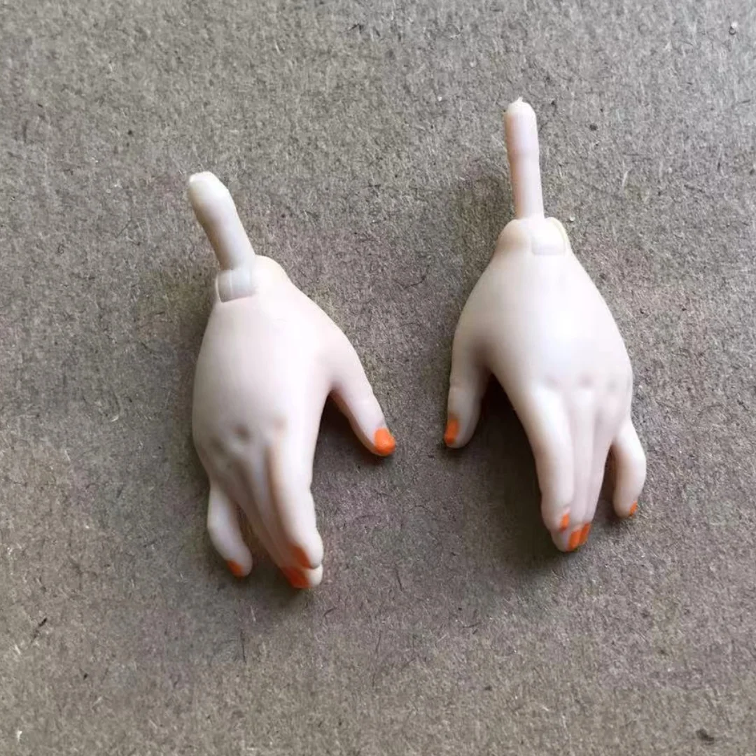 Rainbow Doll Replacement Hands White Brown Black Skin Doll Parts Original Doll Decors 1/6 Doll Hands Shoes Boots Clothes