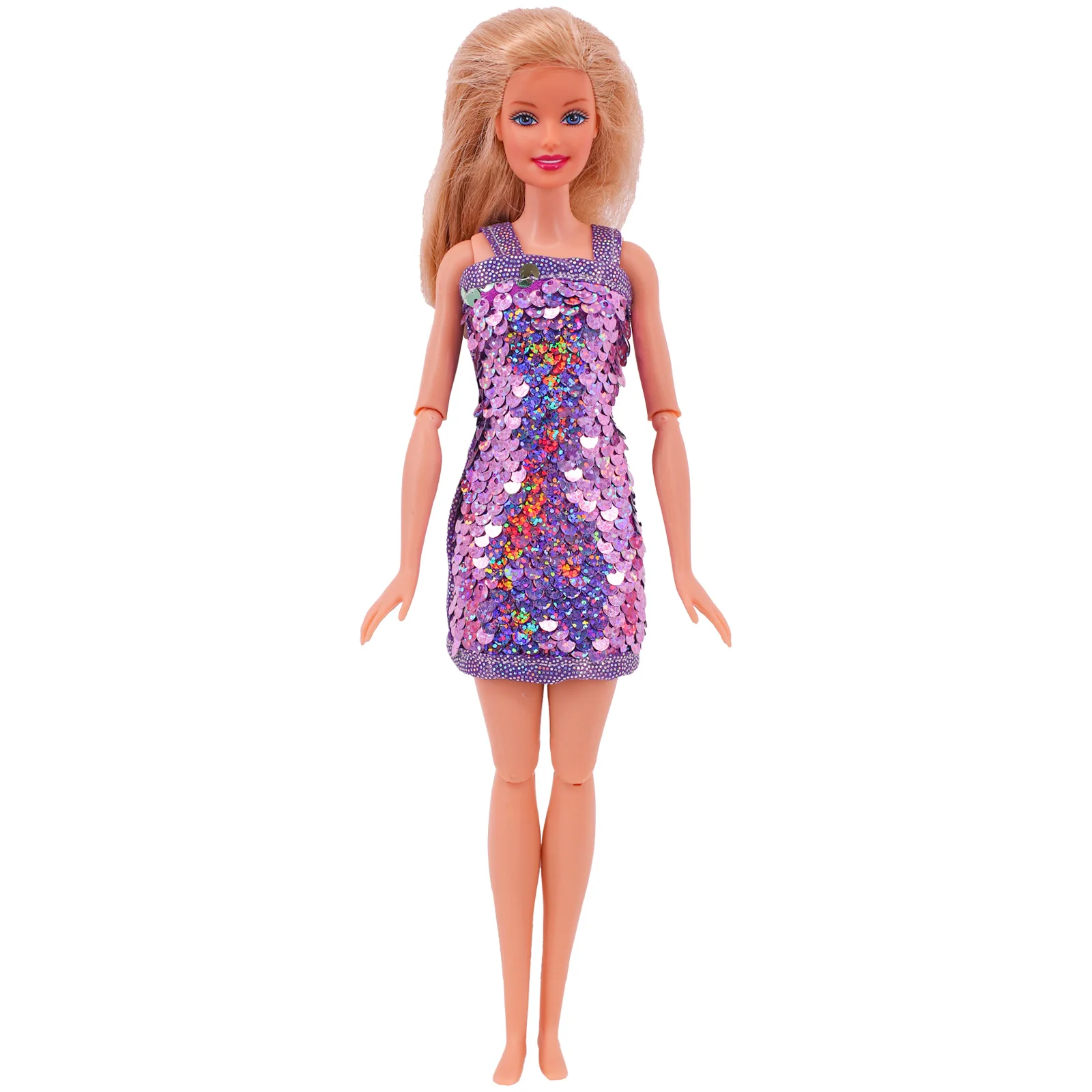 11.8inch Girl's Doll Clothes+Shoes Sequin Fashion Evening Skirts For 30cm Toy Suits&Doll Accessories Parcel Beautiful Girl Toyss