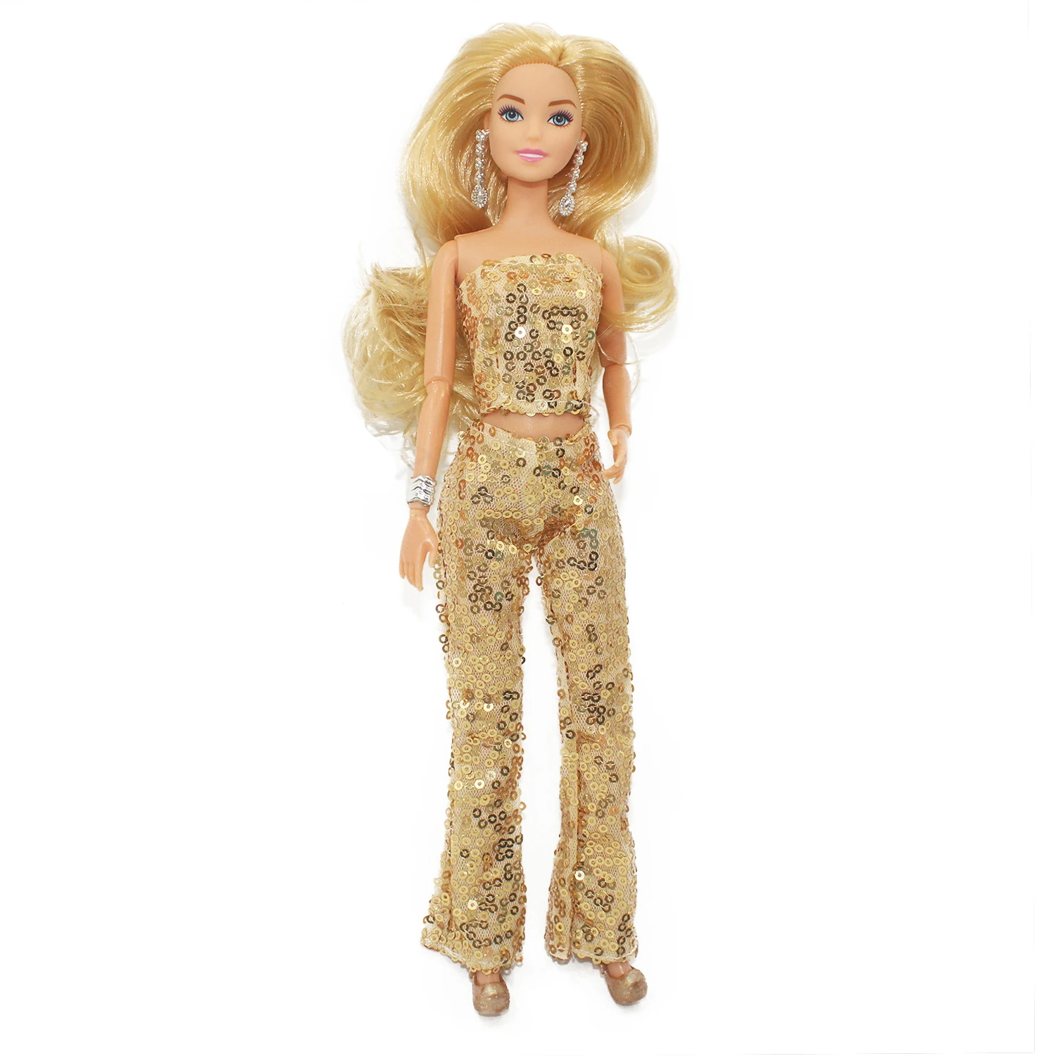 11.8inch Girl's Doll Clothes+Shoes Sequin Fashion Evening Skirts For 30cm Toy Suits&Doll Accessories Parcel Beautiful Girl Toyss