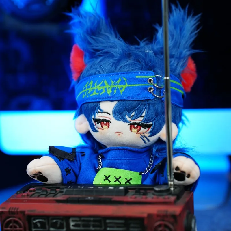 30cm Anime Attributes Jing Ling Kawaii Cosplay Cotton Doll Body Long Leg Change Suit Cartoon Soft Plushies Toy Figures Fans Gift
