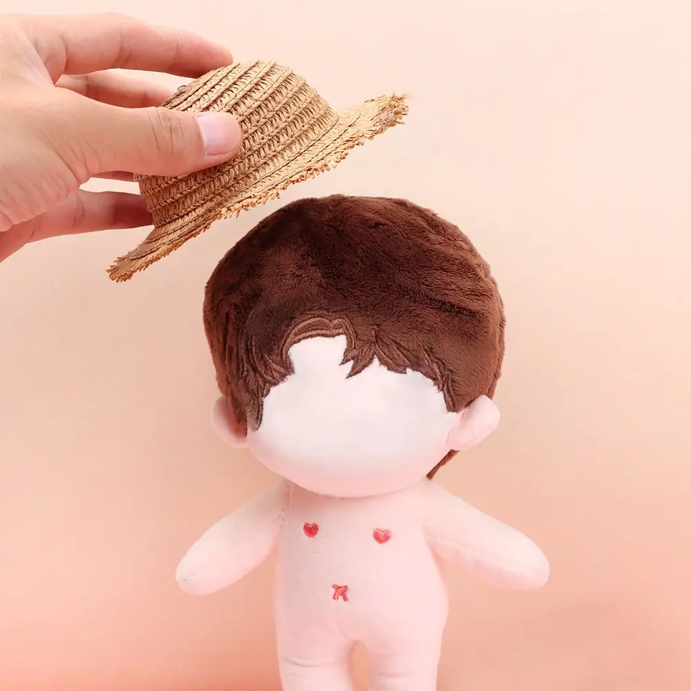 5 Sizes Tassel Hat for 1/81/61/41/3 Doll Doll House Ornament Straw Hat Doll Hat Accessories Hand Weaved Hats