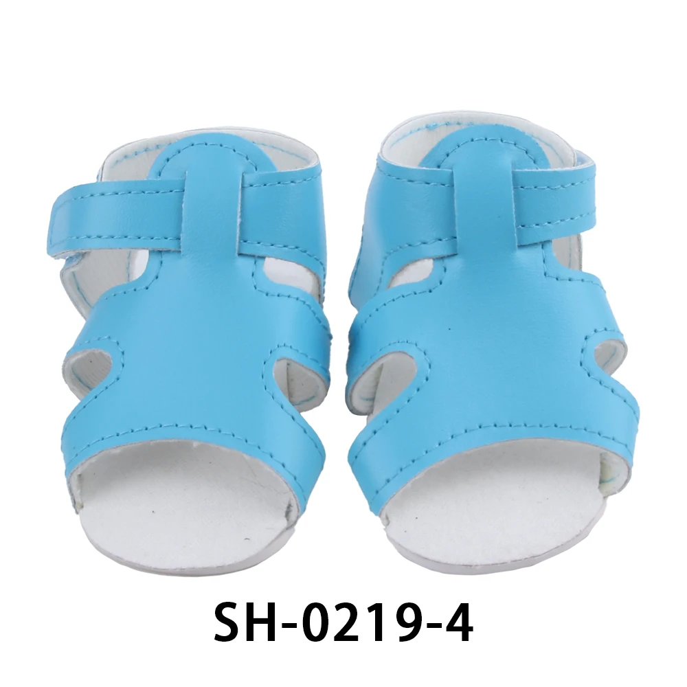 55cm Reborn Girl Doll Shoes Cute 8cm Summer Sandal For 22 Inch Baby New Doll House Accessories Toy