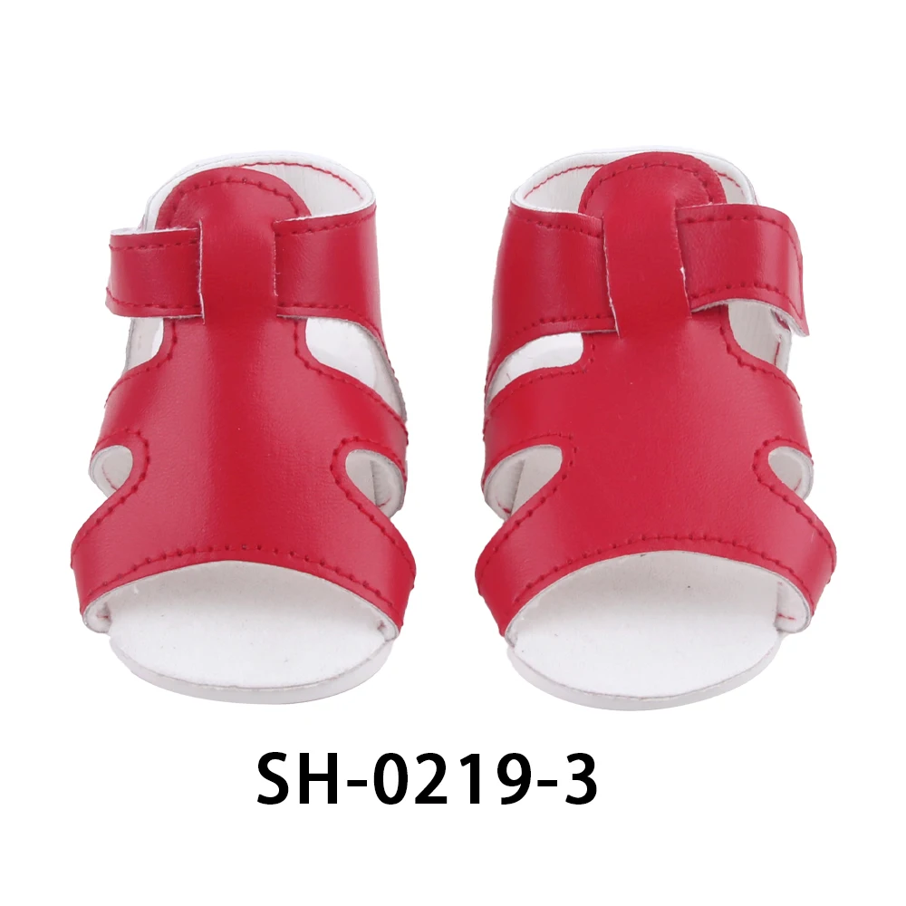 55cm Reborn Girl Doll Shoes Cute 8cm Summer Sandal For 22 Inch Baby New Doll House Accessories Toy
