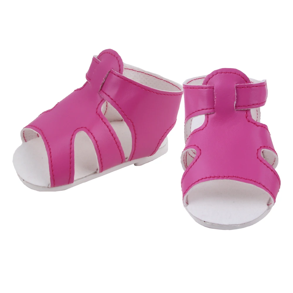 55cm Reborn Girl Doll Shoes Cute 8cm Summer Sandal For 22 Inch Baby New Doll House Accessories Toy