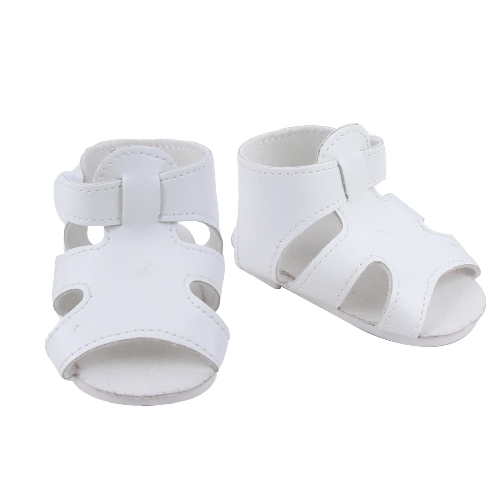 55cm Reborn Girl Doll Shoes Cute 8cm Summer Sandal For 22 Inch Baby New Doll House Accessories Toy