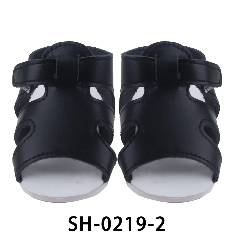 55cm Reborn Girl Doll Shoes Cute 8cm Summer Sandal For 22 Inch Baby New Doll House Accessories Toy