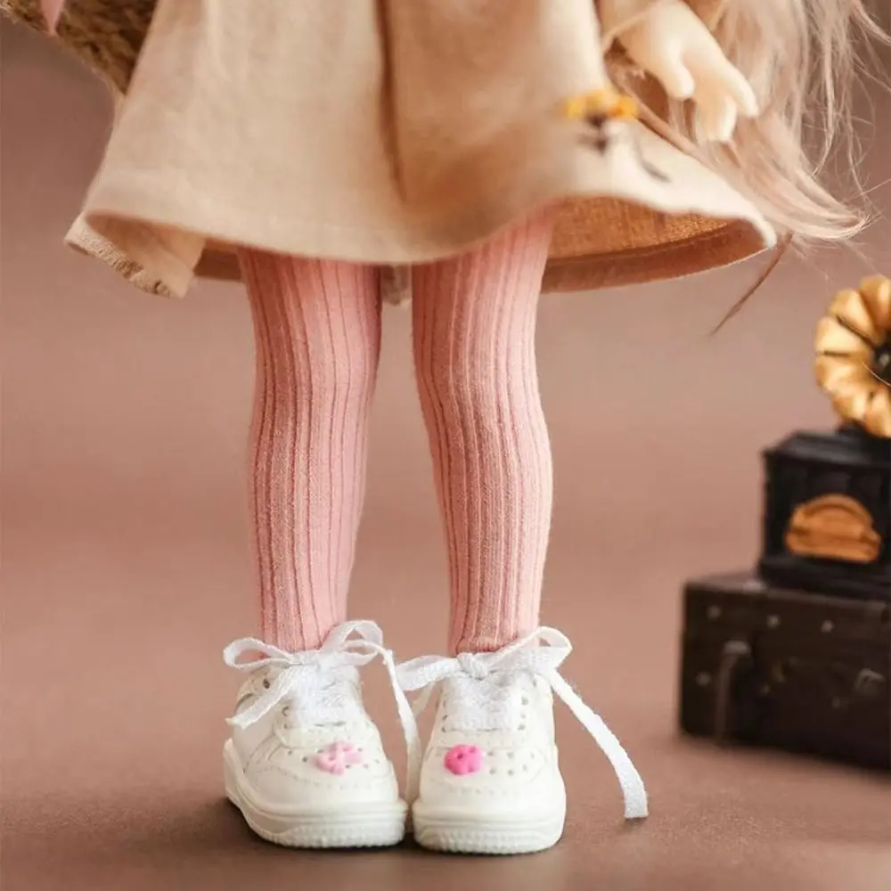 New Cotton Leggings for 1/6 BJD Dolls Elastic Knitted Pants Mini Leggings Socks Clothes for 30cm Dolls DIY Accessories