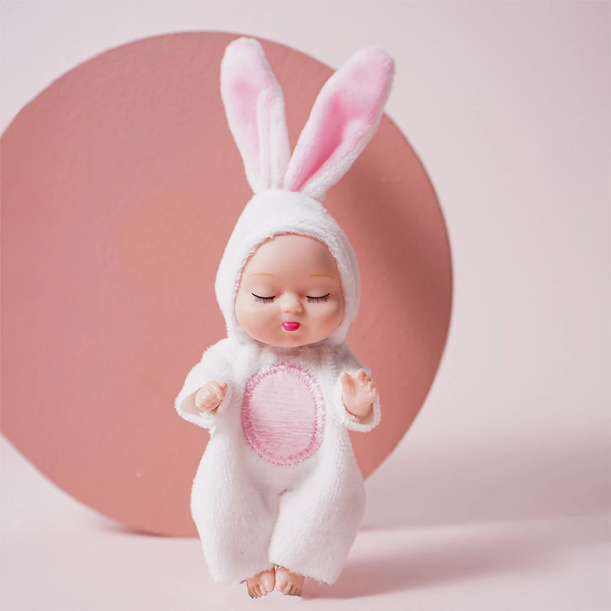 1/6Pcs Reborn Doll Kit Toy Simulation Princess Dolls Toy Mini Cute Sleeping Baby with Clothes Accessories Birthday Gift for Kids