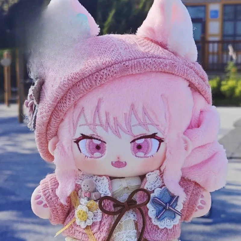 20cm Anime Girl Role AKIYAMA MIZUKI Kawaii Cosplay Soft Cotton Doll Body Cartoon Dress Up Model Toy Figures Fans Collection Gift