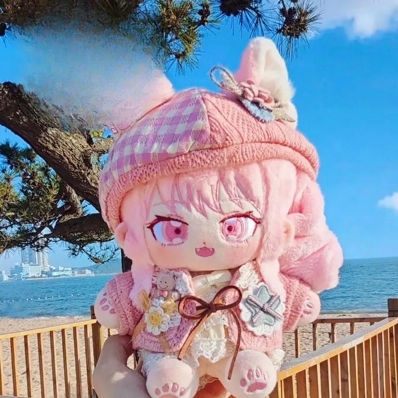 20cm Anime Girl Role AKIYAMA MIZUKI Kawaii Cosplay Soft Cotton Doll Body Cartoon Dress Up Model Toy Figures Fans Collection Gift