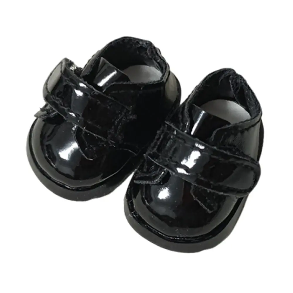 3.8CM For 17CM Labubu Doll Shoes Leather Material Multiple Styles Doll Shoes Hand-made DIY For Labubu Doll Accessories Doll Toys