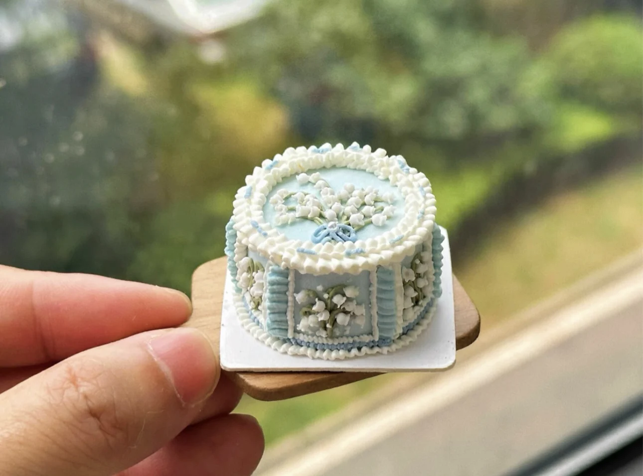 Dollhouse Decoration Miniature Clay Birthday Cake Bjd Doll Diy Custom Birthday Party Decoration Mini Sweets for Dolls Blythe Toy