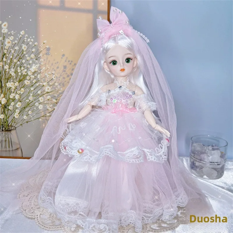 High Value 6 Points 30 Cm Internet Celebrity Doll Douyin Same BJD Little Princess Set Girl Birthday Gift Toy Ball Jointed Doll