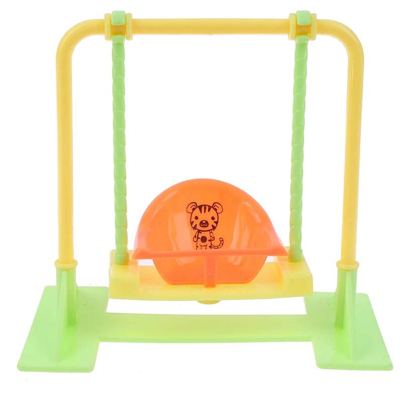 Girl Play Dollhouse Amusement Park For Doll Park Swing Accessories