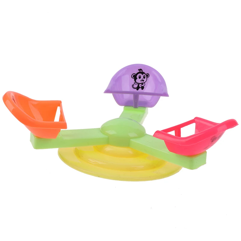 Girl Play Dollhouse Amusement Park For Doll Park Swing Accessories