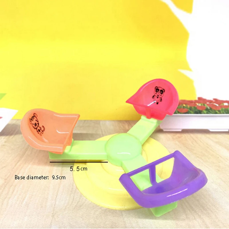Girl Play Dollhouse Amusement Park For Doll Park Swing Accessories