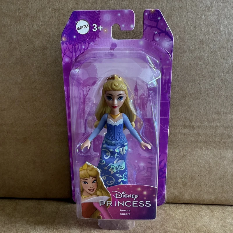 Original Disney Princess Mini Princess Snow White Moanna Merida Elsa Anna Miniature Dolls for Girls Christmas Gifts HPL55 Toys