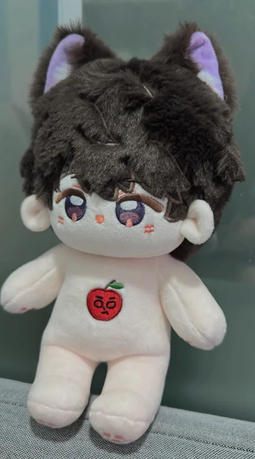 20cm Original Love and Deepspace Caleb Sylus Zayne Rafayel Xavier Kawaii Animal Ear Plush Doll Body Dress Up Clothes Plushies
