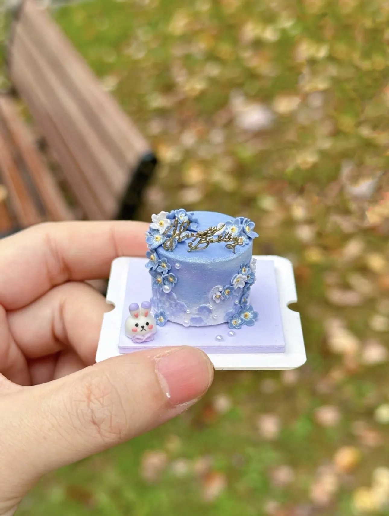 Miniature Birthday Cake Doll House Decoration Diy Cartoon Cake Retro Cake Model Bjd Doll Holiday Gift Mini Sweets for Dolls Ob11