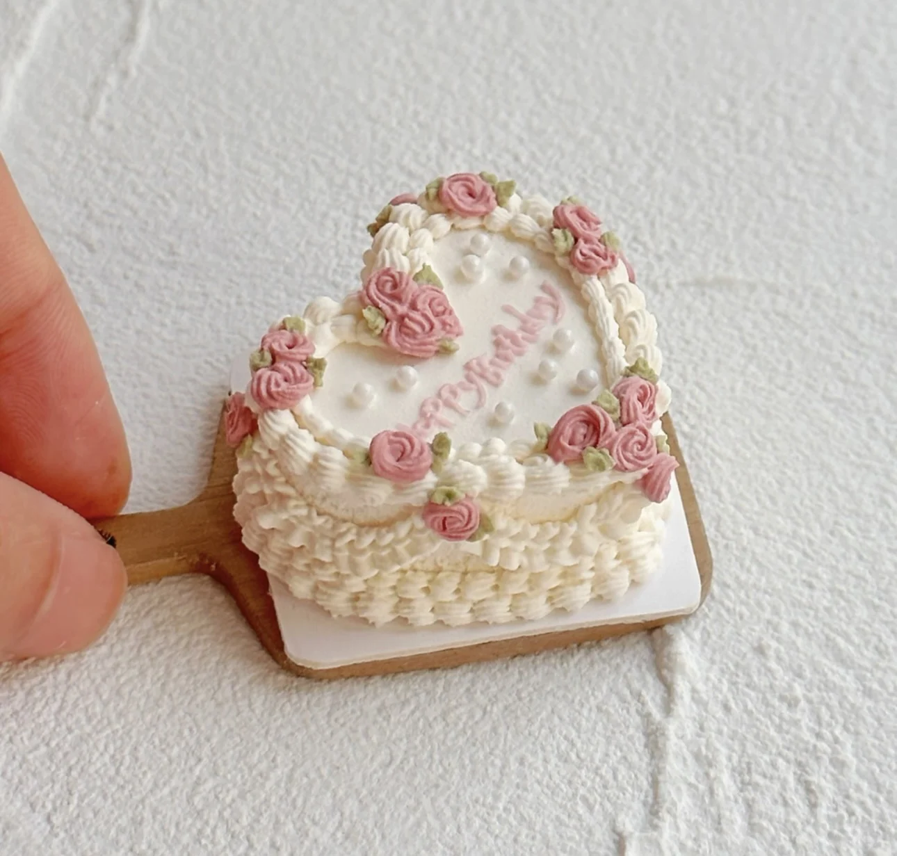 Miniature Birthday Cake Doll House Decoration Diy Cartoon Cake Retro Cake Model Bjd Doll Holiday Gift Mini Sweets for Dolls Ob11