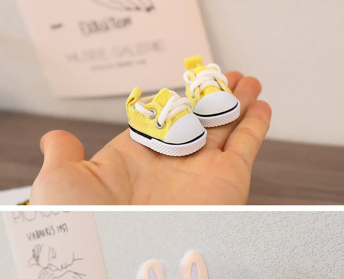 For Ropa LABUBU 15/17cm Cotton Dolls Shoes Toys Casual Sports Canvas Shoes Boots Dolls Accessories For Labubu outfits
