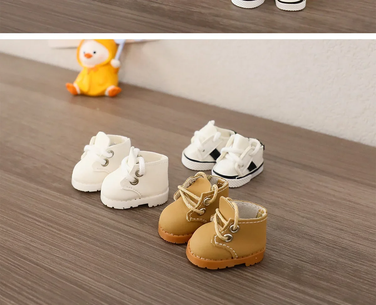 For Ropa LABUBU 15/17cm Cotton Dolls Shoes Toys Casual Sports Canvas Shoes Boots Dolls Accessories For Labubu outfits