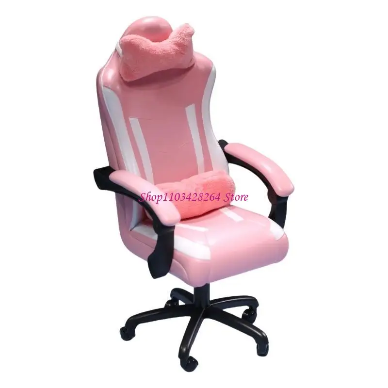 Dollhouses Miniature Video Game Supplies Chair Realistic Gaming Chair Perfect for Video Games Scene Photo Props