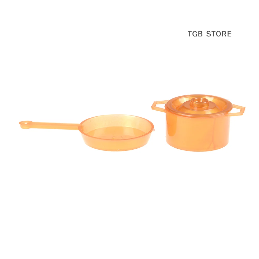 5/10Pcs Mini Dish Tableware Toys Kitchen Dining Play Toy DollHouse Decor Kitchen Accessory
