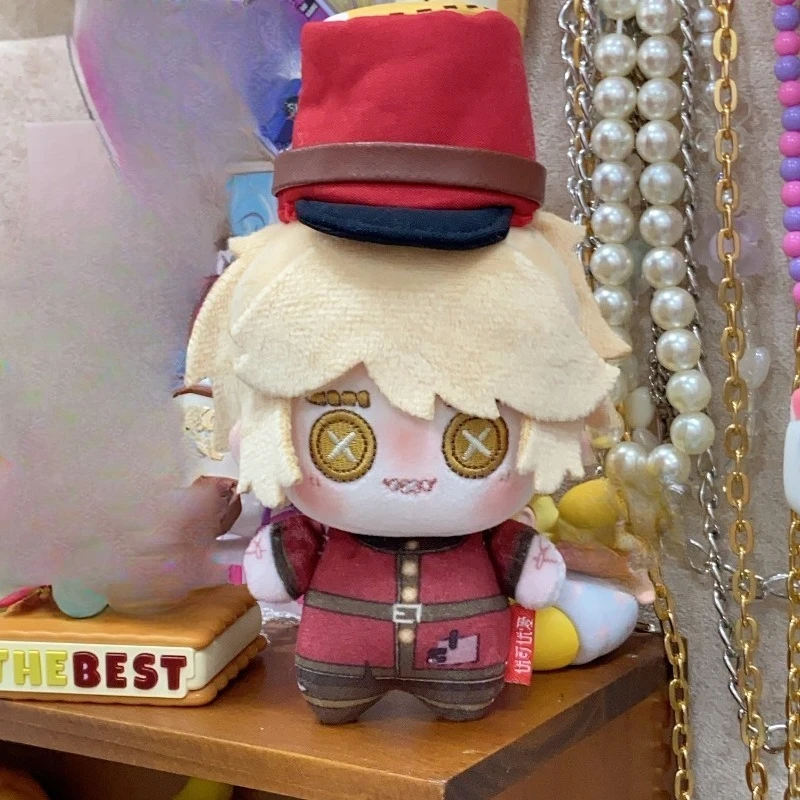 10cm Anime Game Identity V Cotton Doll Postman Kawaii Cosplay Props Victor Grantz Cartoon Mini Soft Plushies Toy Figures Gifts