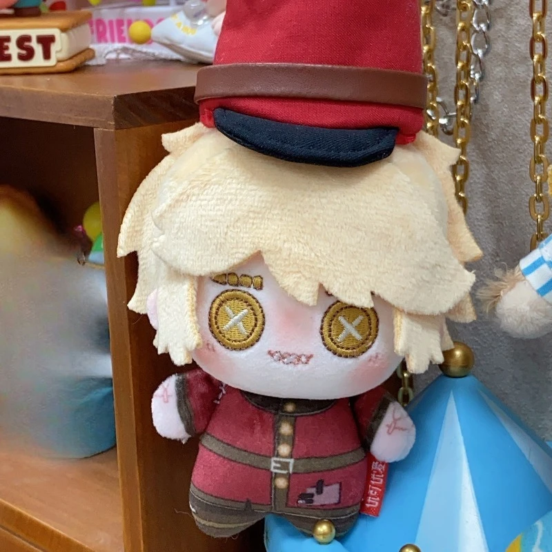 10cm Anime Game Identity V Cotton Doll Postman Kawaii Cosplay Props Victor Grantz Cartoon Mini Soft Plushies Toy Figures Gifts