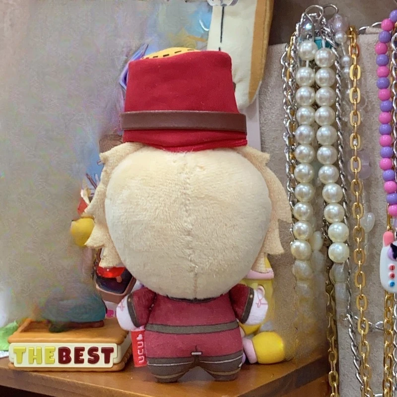 10cm Anime Game Identity V Cotton Doll Postman Kawaii Cosplay Props Victor Grantz Cartoon Mini Soft Plushies Toy Figures Gifts