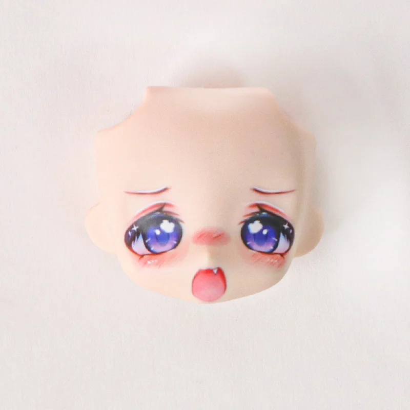 OB11 Doll Face 1/12 BJD Doll Face With 3D Anime Decal Eyes Cute Change Faces For GSC Head DIY Accessories For Girl Gift Kids Toy