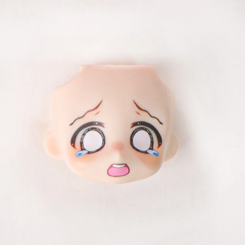 OB11 Doll Face 1/12 BJD Doll Face With 3D Anime Decal Eyes Cute Change Faces For GSC Head DIY Accessories For Girl Gift Kids Toy