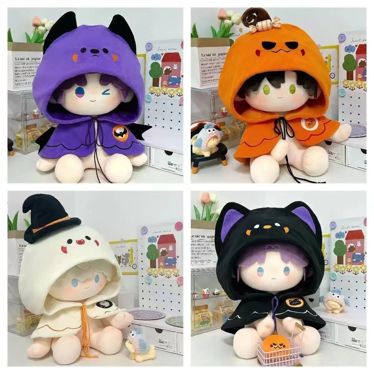 Spot Original Cotton Doll Clothes10/20/40cm Nuru Sea Star Doll Clothes Halloween Clothes A Variety Of Optional Cute Doll Clothes