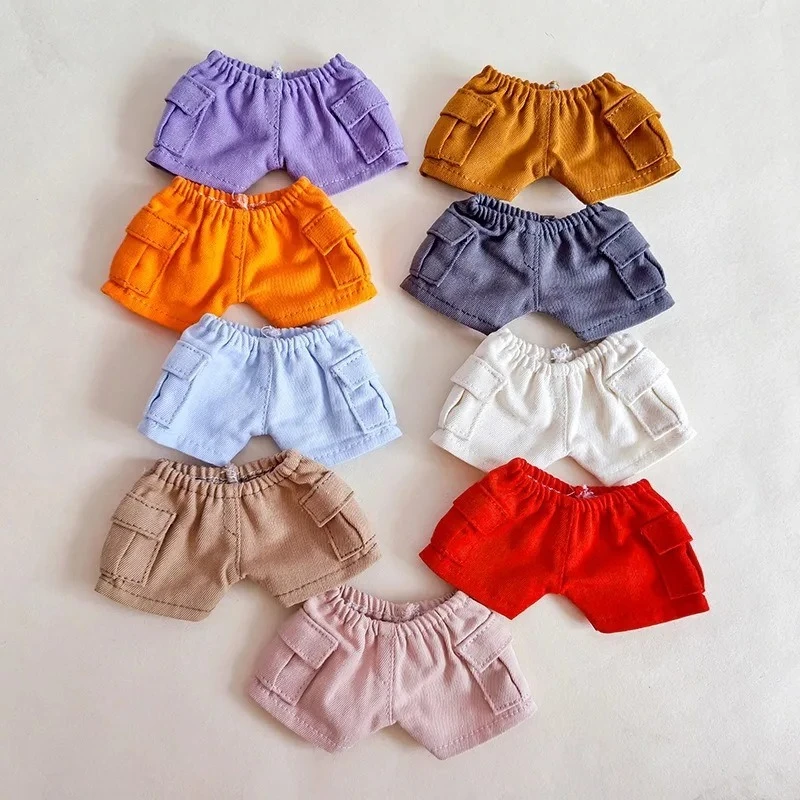 For 17cm Labubu 3.0 Big Into Energy Clothes Work Shorts with T-shirt for Labubu Summer Refreshing Clothes