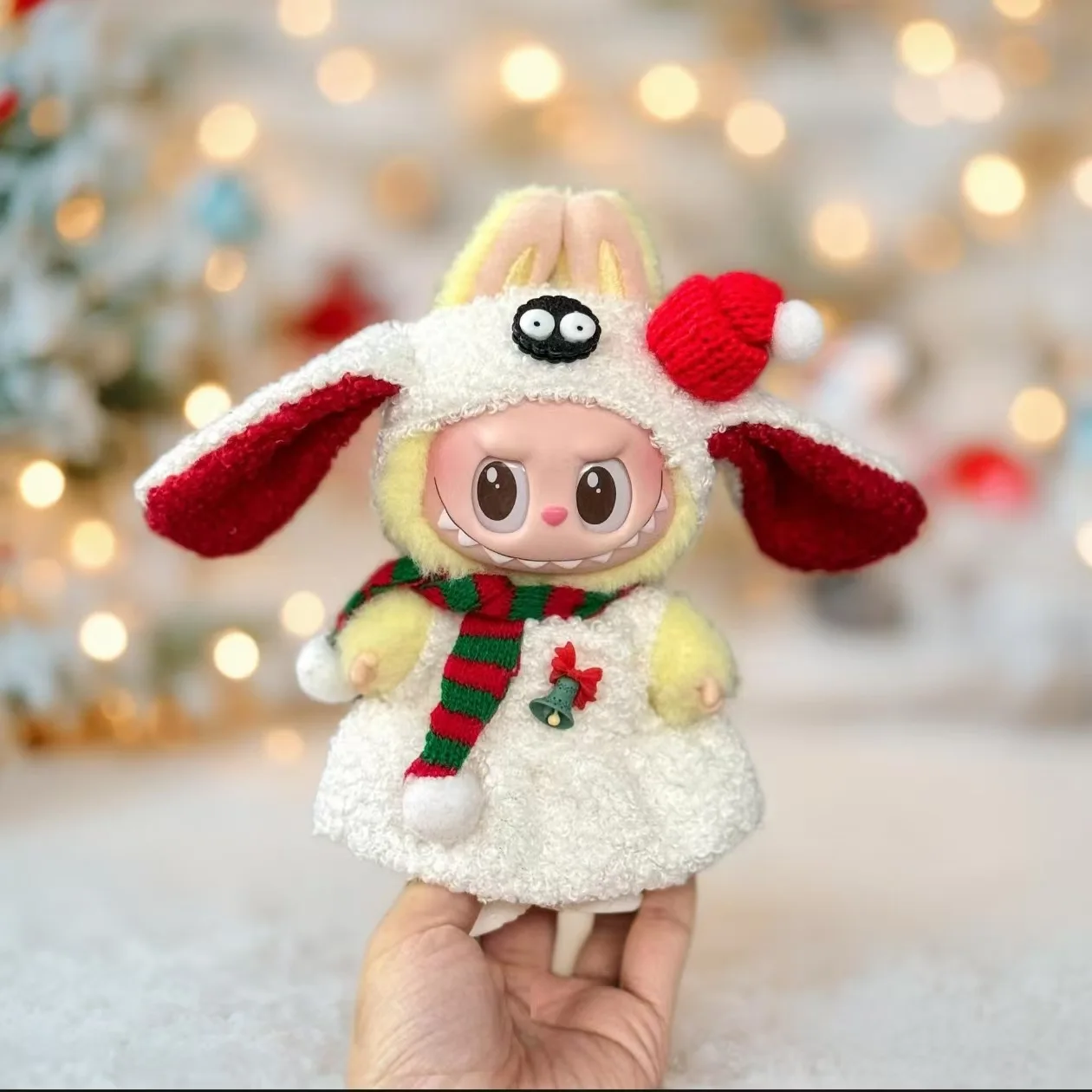 Labubu Accessories Clothes Suitable for V1 V2 V3 Labubu Christmas Deer Set Labubu Red clothing Christmas Fashion Gift