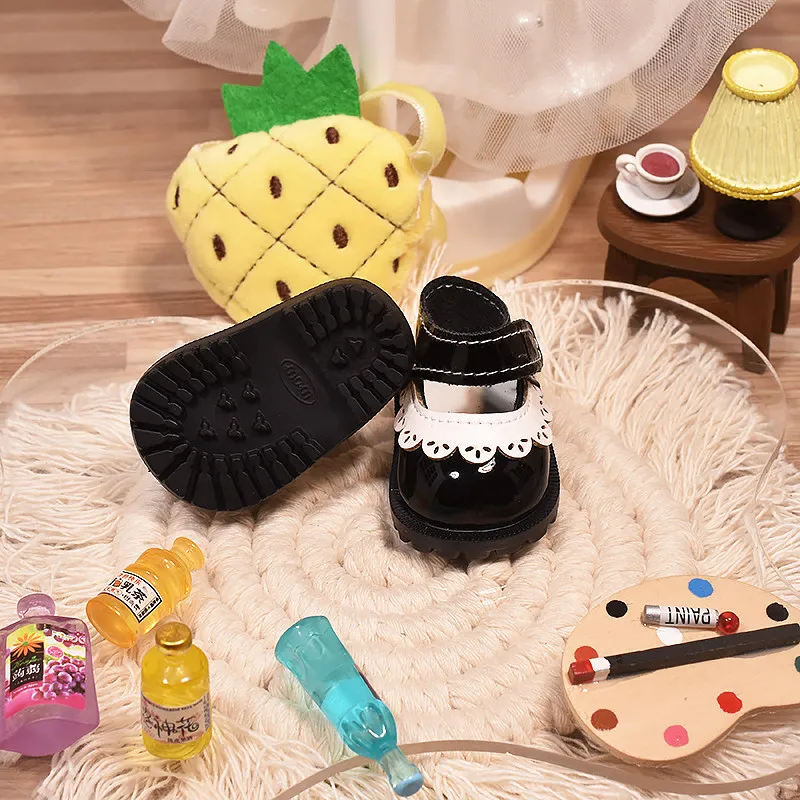 Length 5.5cm Doll Clothes Accessory 20CM Cotton Doll Leather Shoes for MellChan Toy Shoes Dress Up Kits Christmas Holiday Gifts
