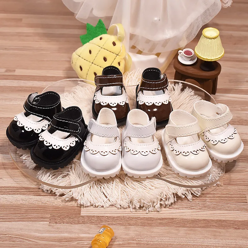 Length 5.5cm Doll Clothes Accessory 20CM Cotton Doll Leather Shoes for MellChan Toy Shoes Dress Up Kits Christmas Holiday Gifts