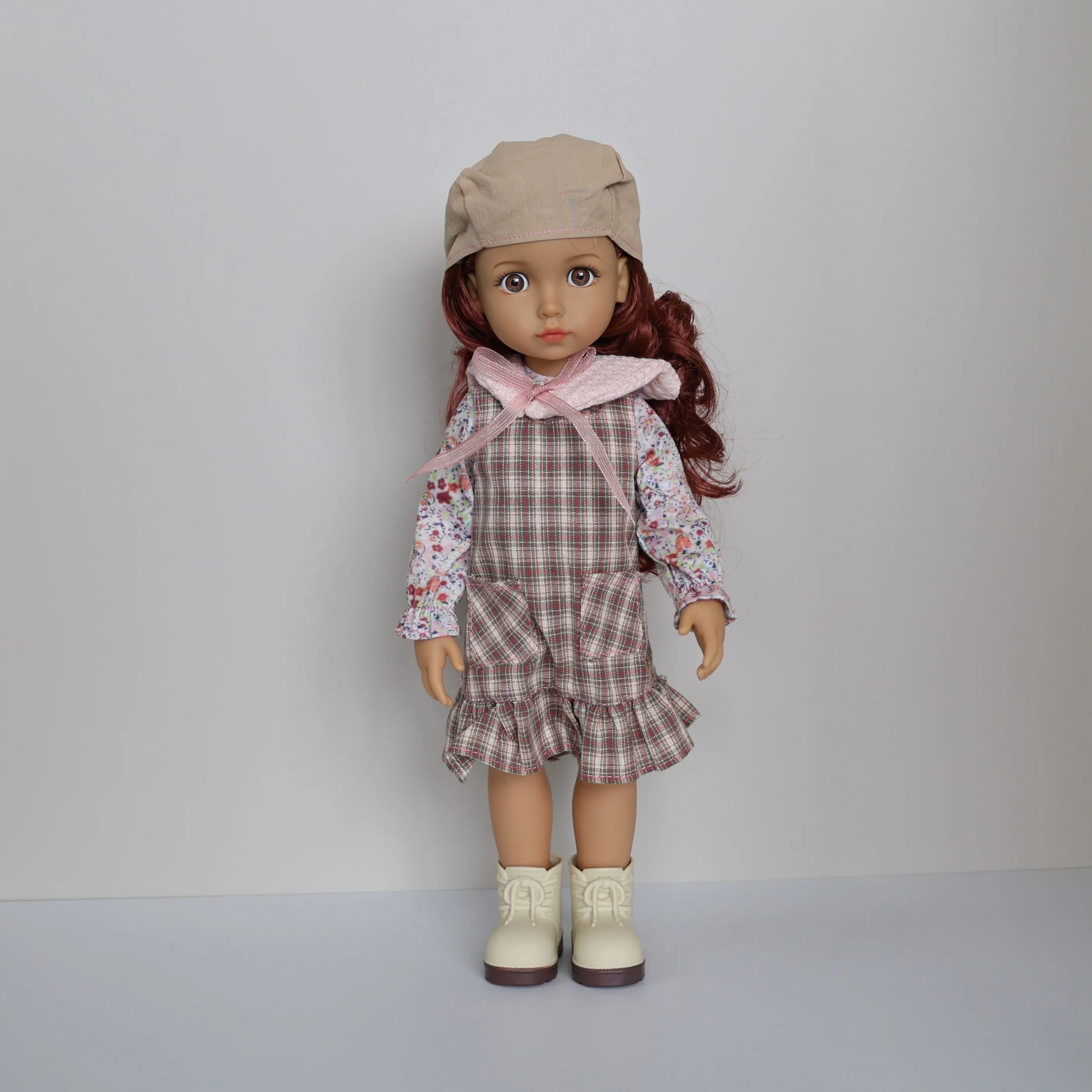 15 Inch Fashion Doll Toys,Full Vinyl Moveable Figures Doll with Shoes and Clothes,Birthdy Gifts for Girls