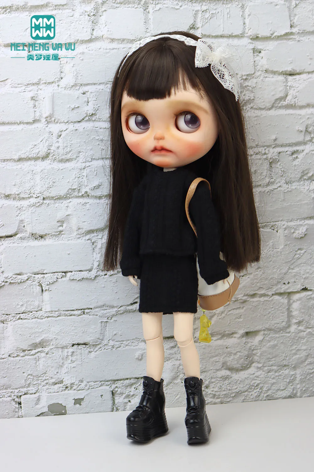 Clothes for Doll Fashionable Sweater Cardigan Fits 28cm Blyth Azon OB22 OB24 Toys Gift