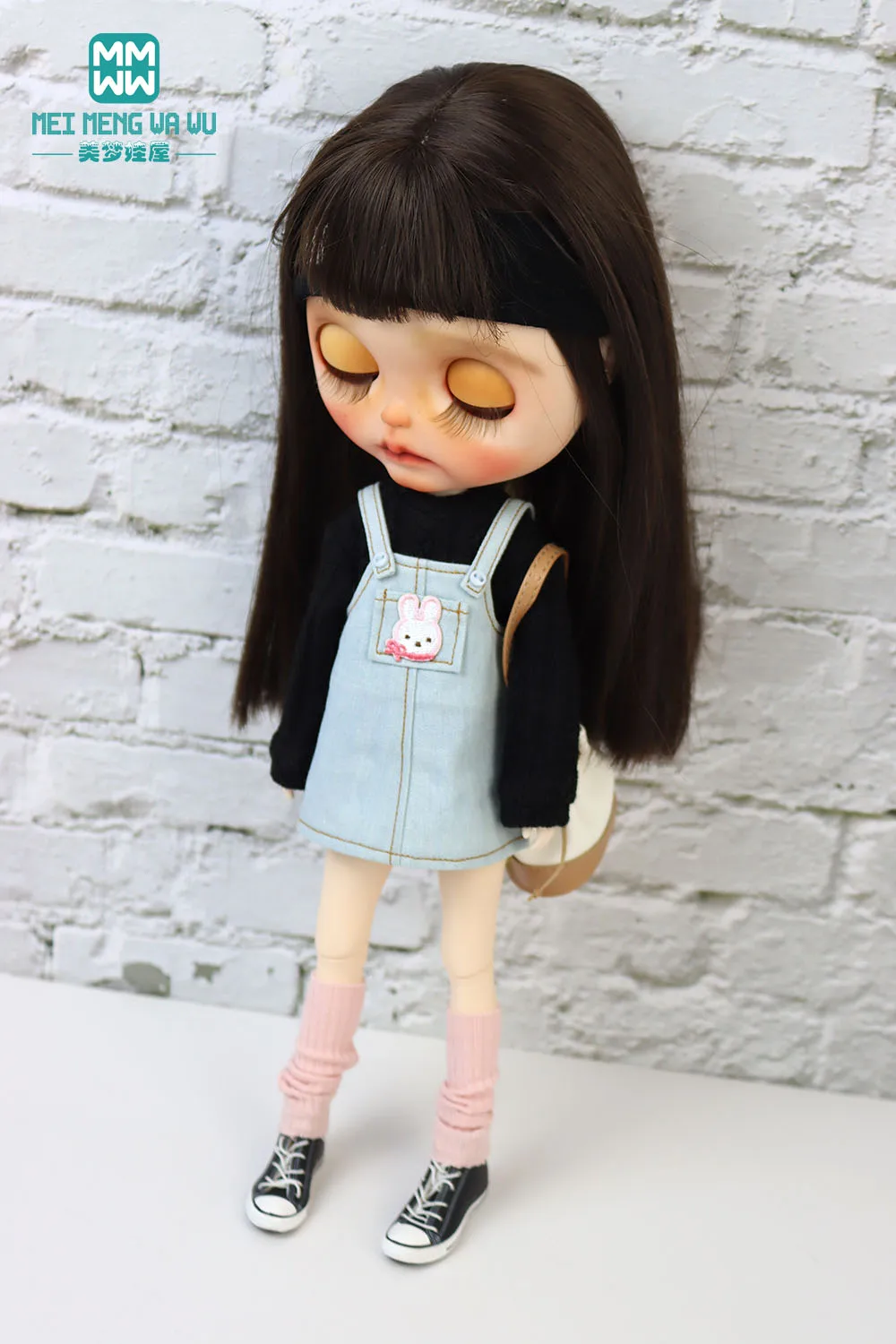 Clothes for Doll Fashionable Sweater Cardigan Fits 28cm Blyth Azon OB22 OB24 Toys Gift