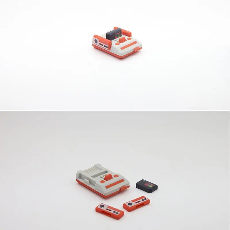 1/12 Miniature Dollhouse Furniture, Reminiscent TV Game Console Model, Living Room Scene Display, Doll Toy Accessories
