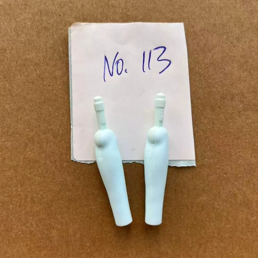 1/6 Monster Barbee Slim Doll Replacement Hands in White Beige Black Green DIY Doll Parts Elbows Hands