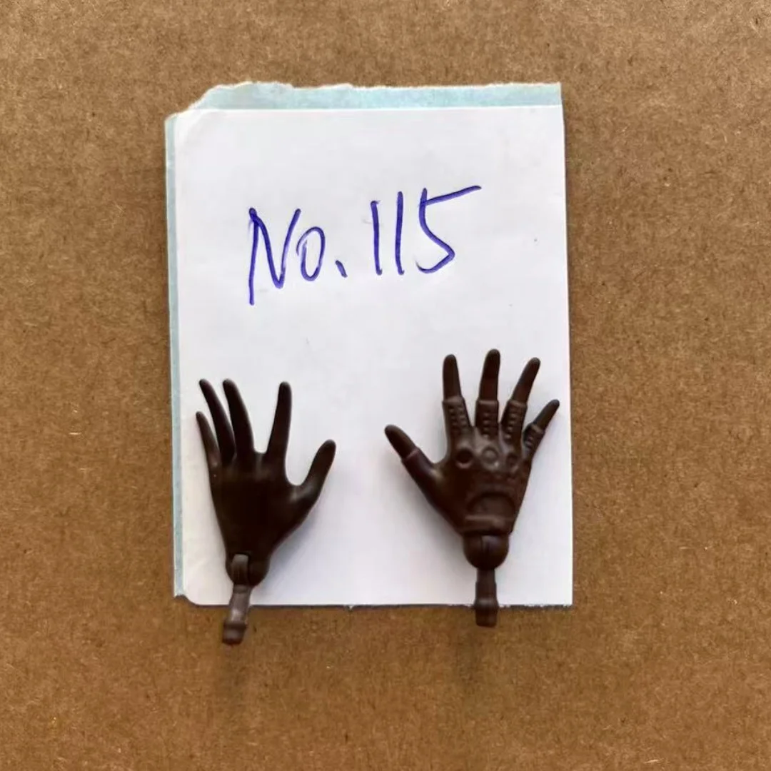 1/6 Monster Barbee Slim Doll Replacement Hands in White Beige Black Green DIY Doll Parts Elbows Hands