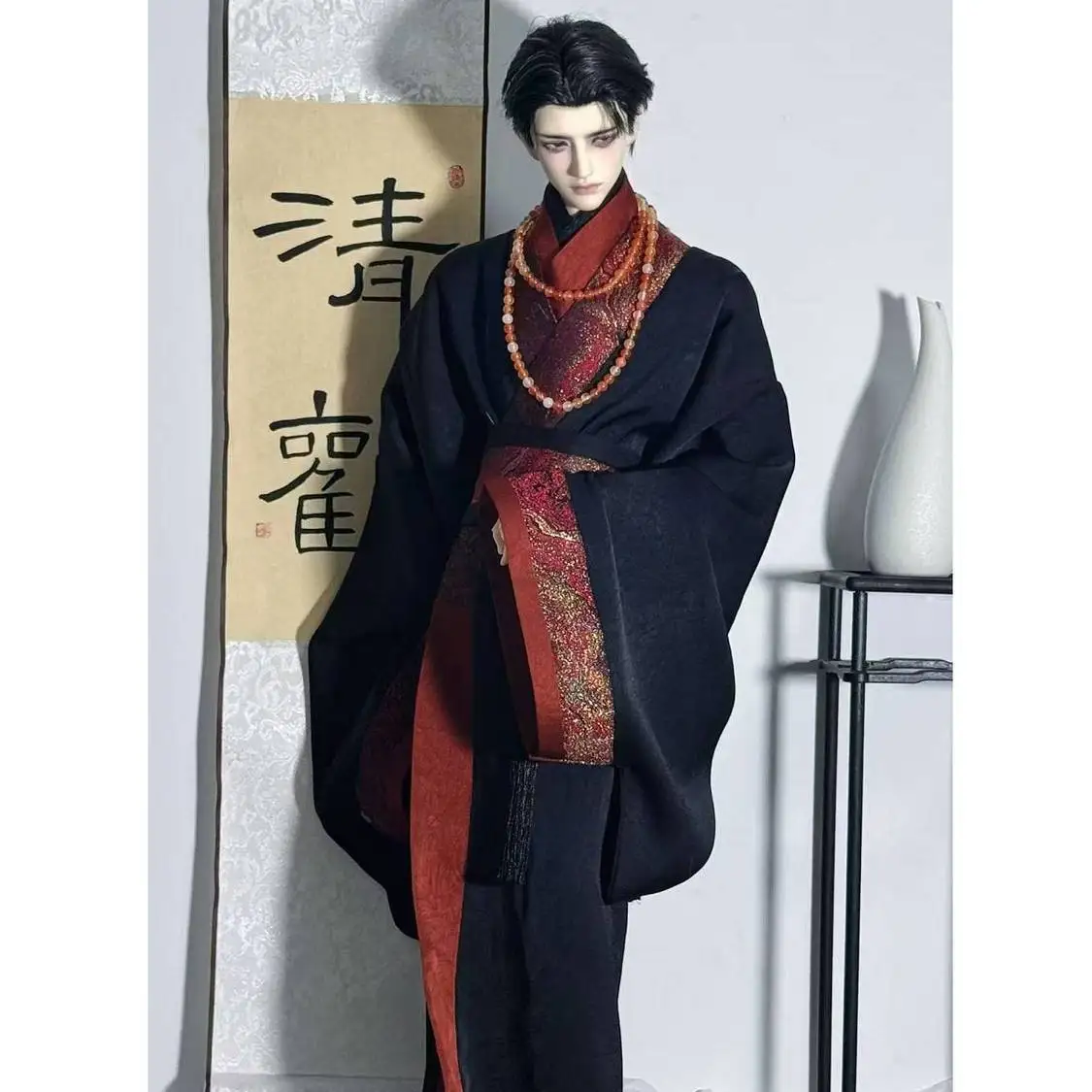 Doll's Clothes Suit for 70-75cm, 45cm Female Male BJD Doll 1/3 1/4 Chinese Ancient Clothing Dress Up Toy Accessories, No Doll
